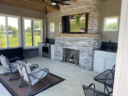 Premium Lot Lot 34         for rent Motorcoach Resort Lake Erie Shores