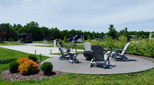 Classic Premium Lot Lot 39         for rent Motorcoach Resort Lake Erie Shores