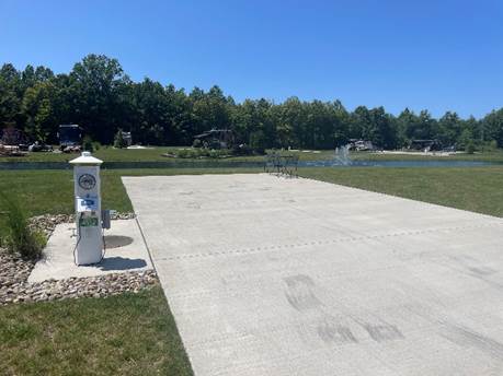 Classic Lot Lot 46         for rent Motorcoach Resort Lake Erie Shores